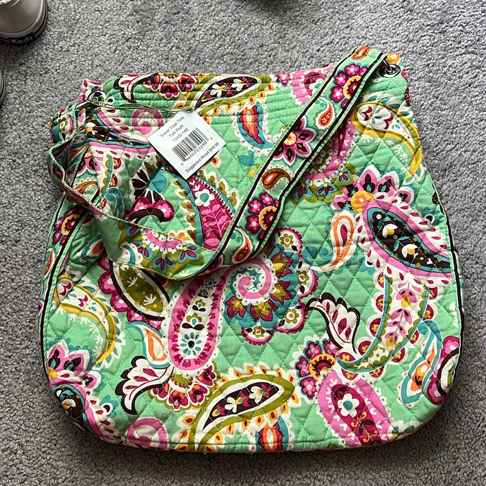 NWT Vera Bradley Sweet Treat Tote in Tutti Frutti